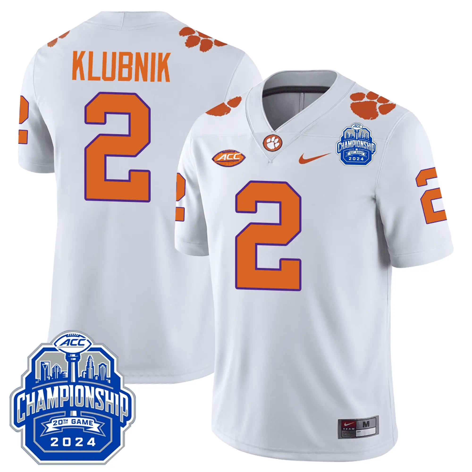 CT 24/25 Jersey - ACC Championship Patch by Clemson Tigers