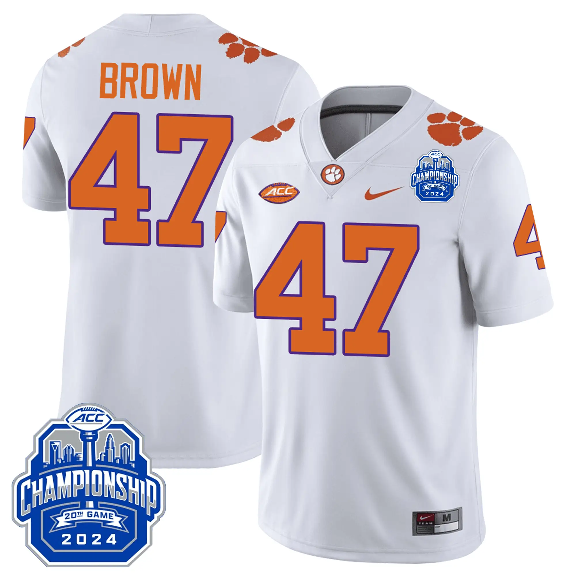 CT 24/25 Jersey - ACC Championship Patch by Clemson Tigers