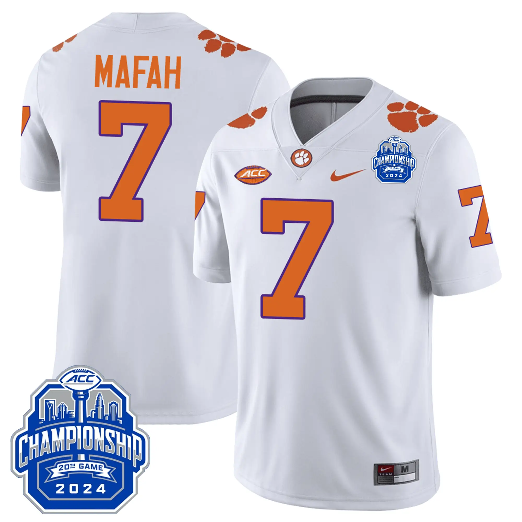 CT 24/25 Jersey - ACC Championship Patch by Clemson Tigers