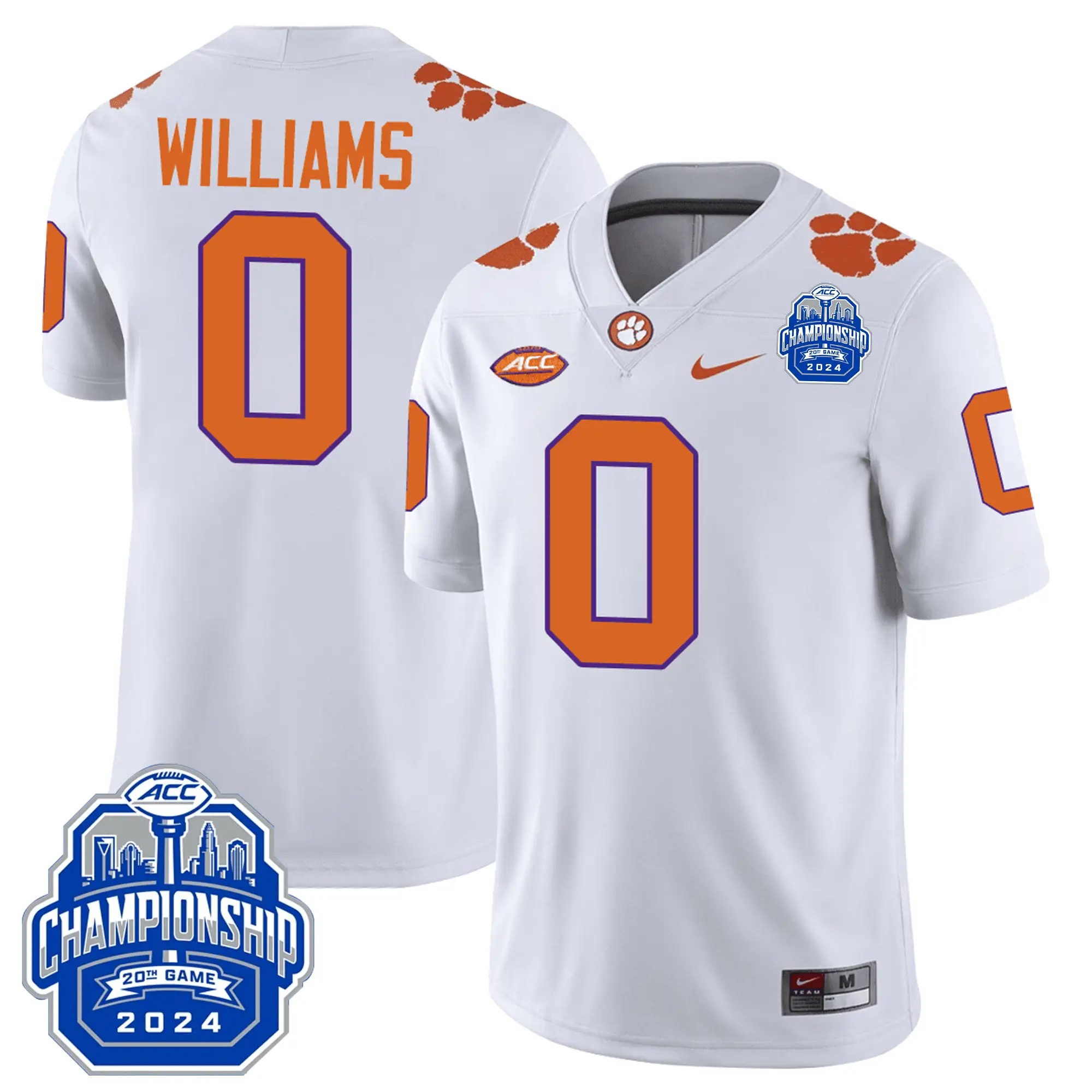 CT 24/25 Jersey - ACC Championship Patch by Clemson Tigers