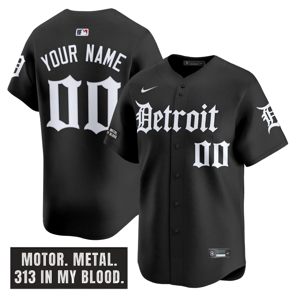 Detroit Tigers Custom Jersey All Stitched by Detroit Tigers
