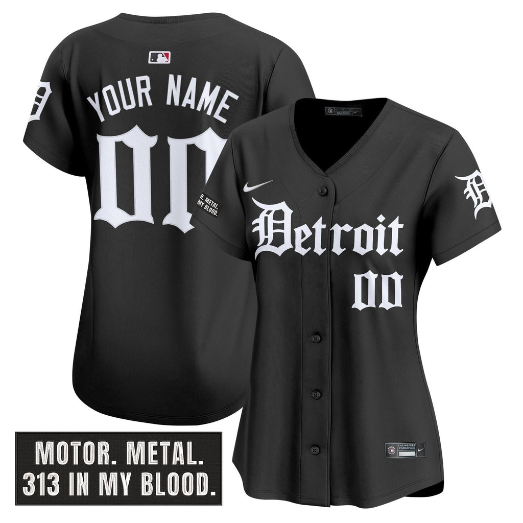 Detroit Tigers Custom Jersey All Stitched by Detroit Tigers
