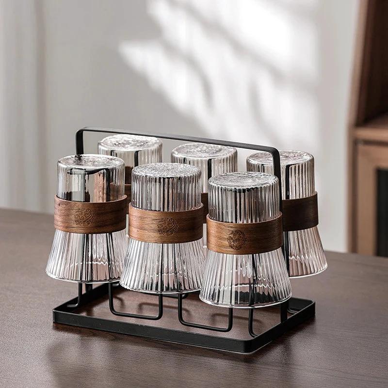 Glass Cup Set Water Kettle Bottle Creative Heat-resistant Water Glass by Bowlift