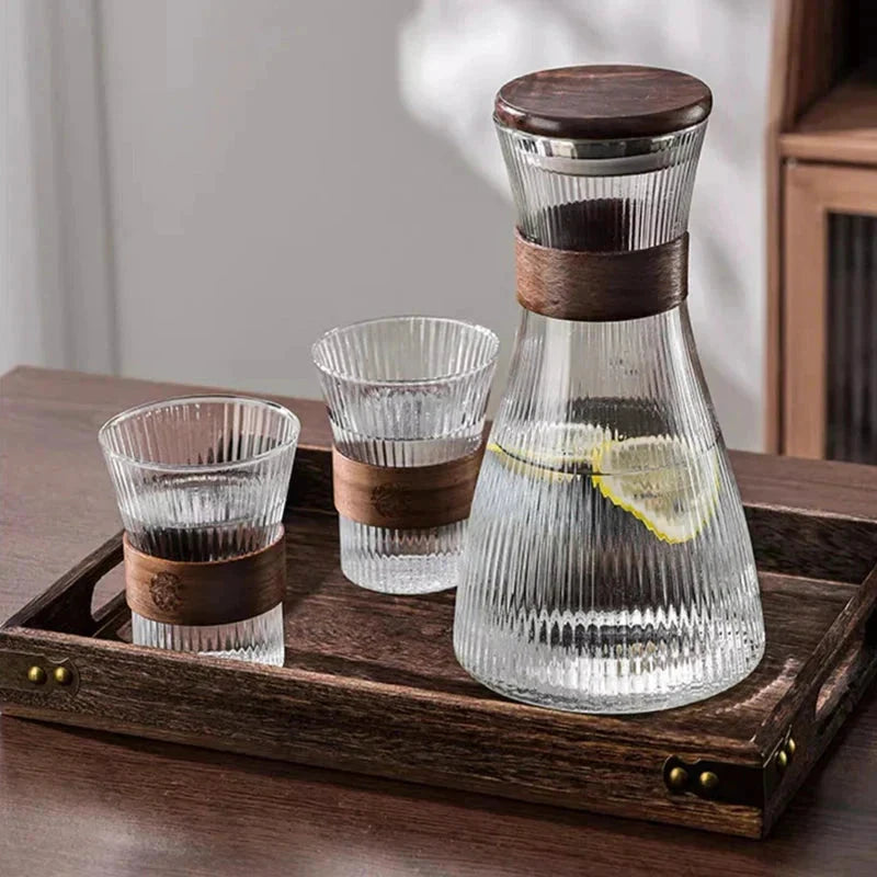 Glass Cup Set Water Kettle Bottle Creative Heat-resistant Water Glass by Bowlift