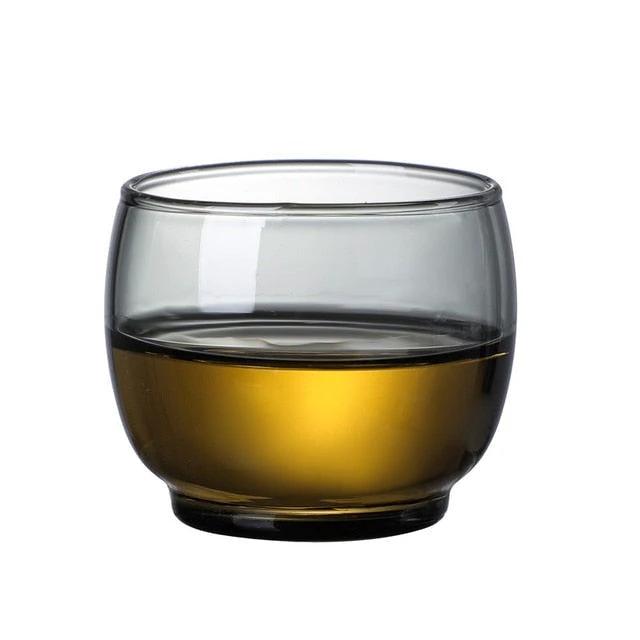 Glass Teapot Wood Handle Tea Ceremony Transparent Set Cup by Bowlift