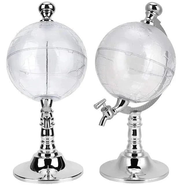 Globe Decanter Drink Dispenser Home Bar Liquor Dispenser Decanter by Bowlift
