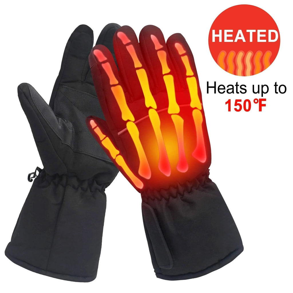 Heated Gloves Battery Powered Winter Outdoor Hand Warmers by BowLift