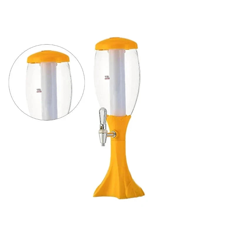 Glowing Drink Dispenser with Tap Beer Tower Versatile Drinks Dispenser by Bowlift
