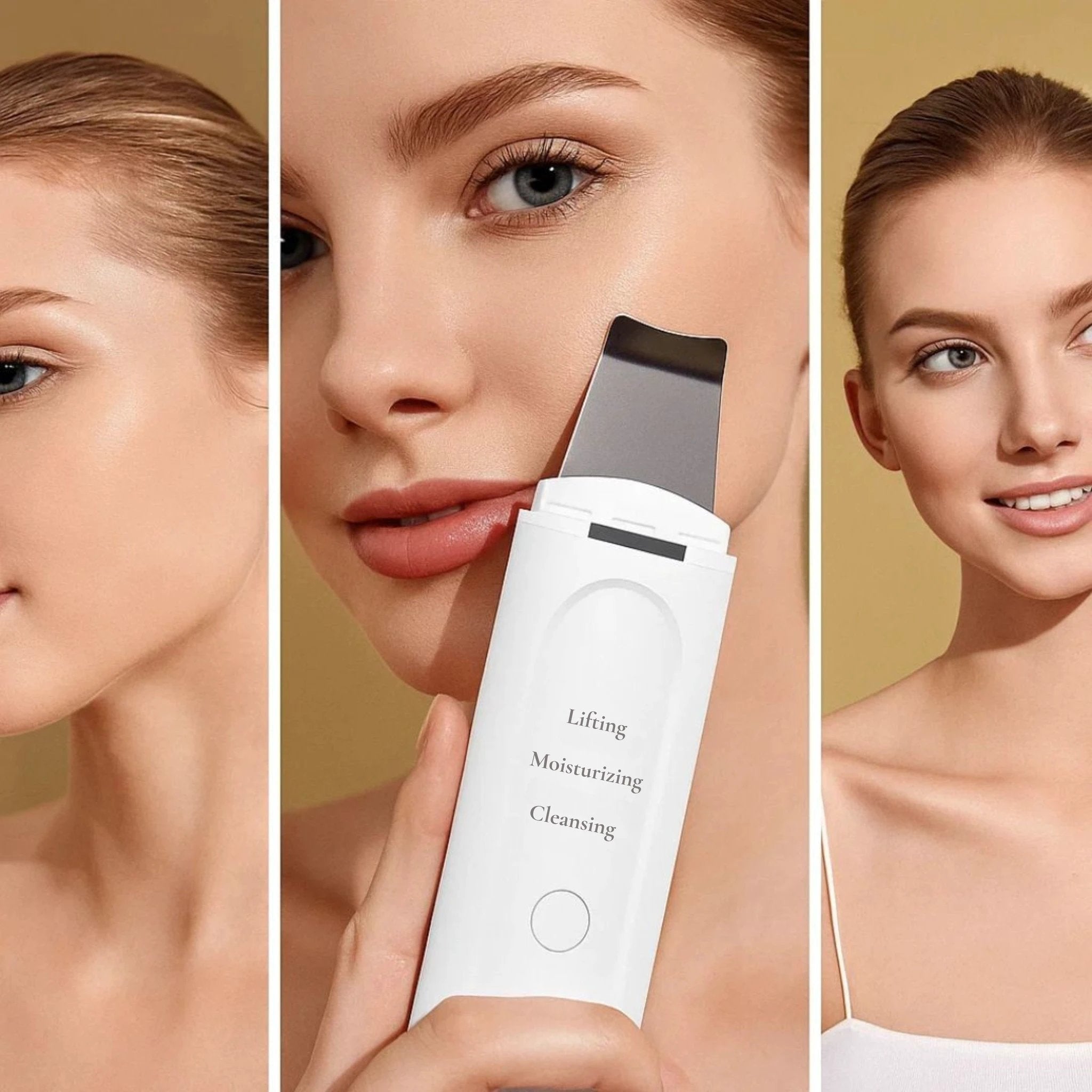 GlowSonic | Ultrasonic Facial Wand – Deep Cleansing – 33,000 Vibrations – At-Home Skincare Tool Bowlift by Bowlift