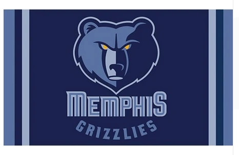Memphis Grizzlies Flag-3x5FT Banner-100% polyester by flagsshop