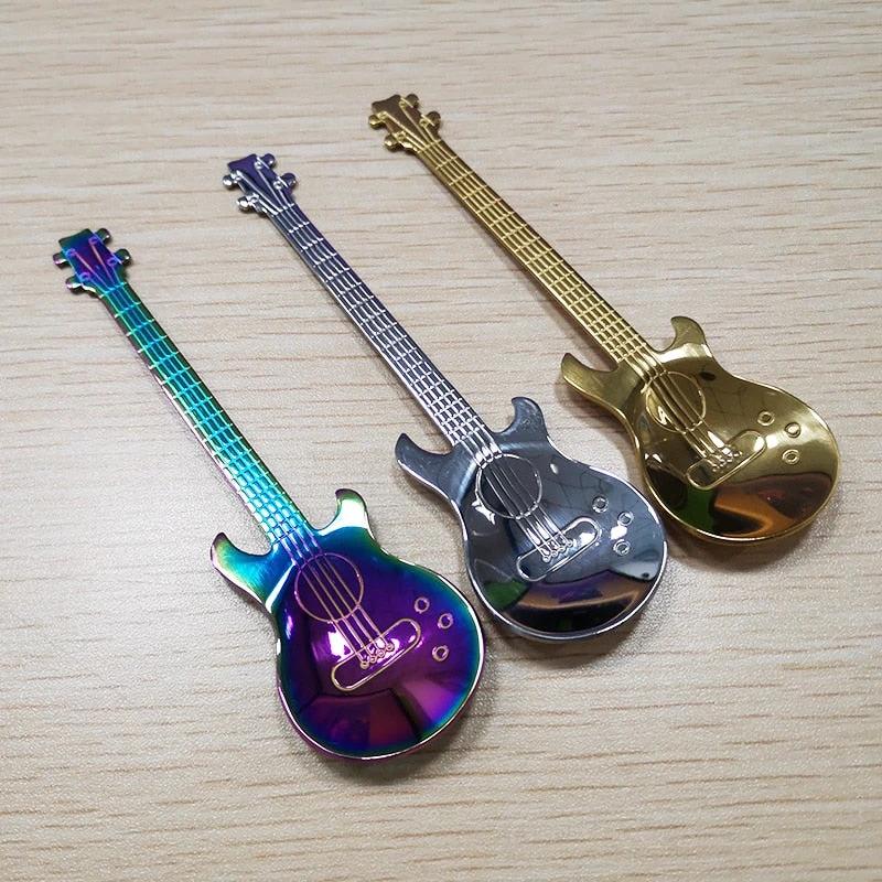 Guitar Shaped Coffee Spoon by Bowlift