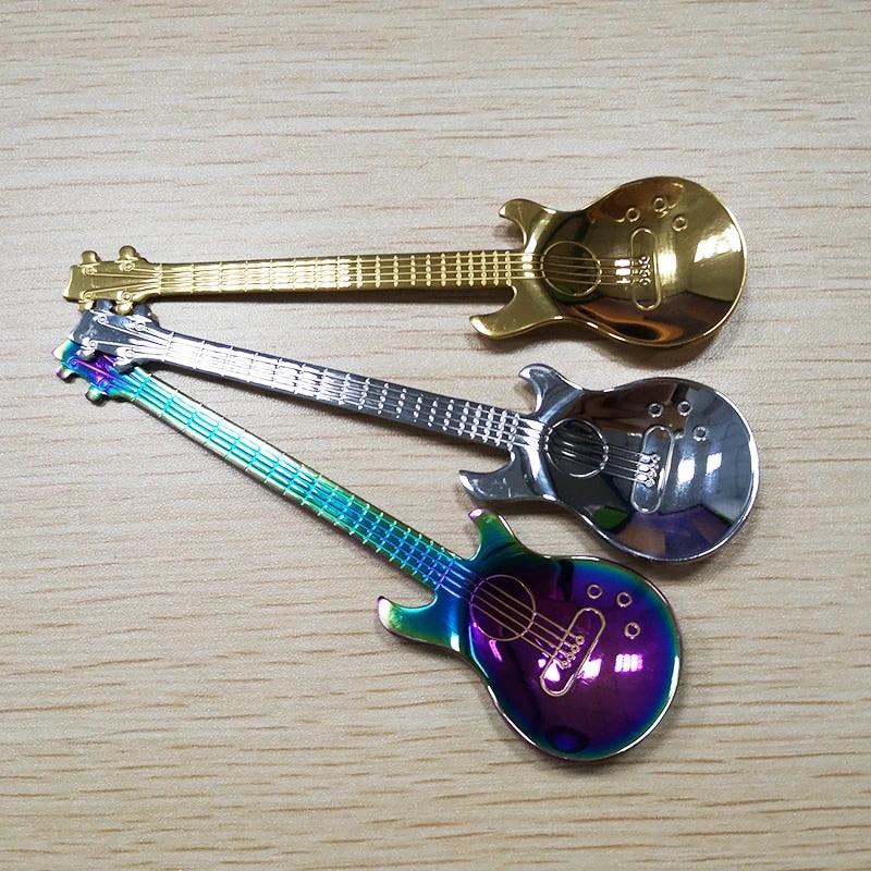 Guitar Shaped Coffee Spoon by Bowlift