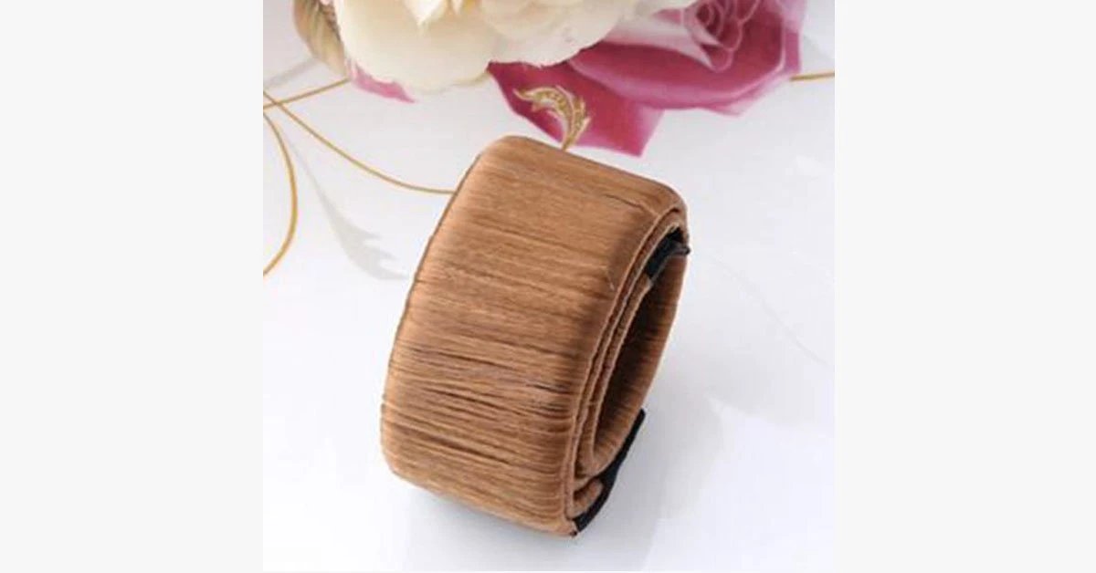 Hair Bun Wrap – Making a bun with your hair has never been easier! by BowLift