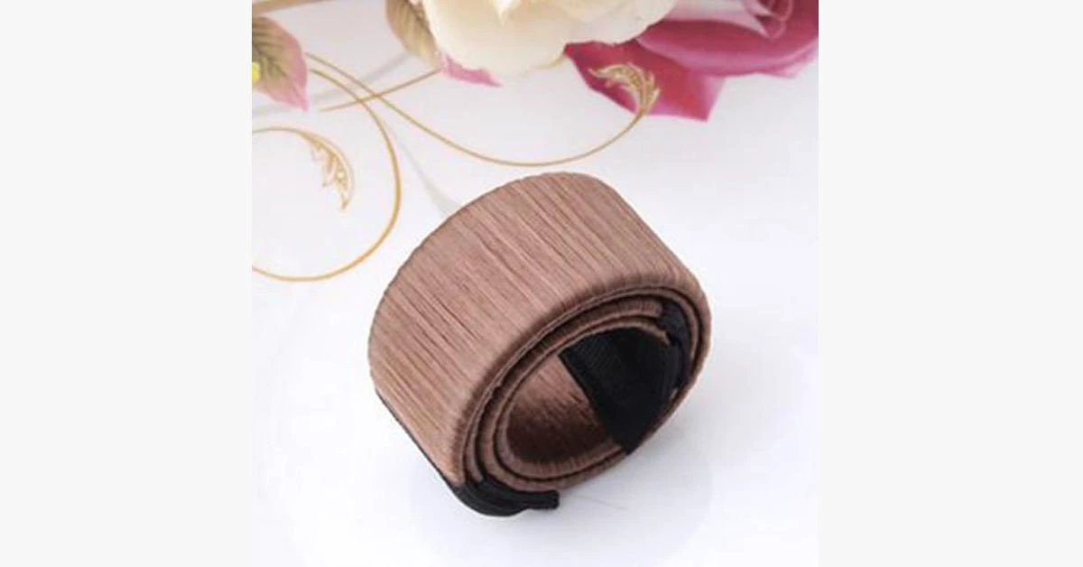 Hair Bun Wrap – Making a bun with your hair has never been easier! by BowLift