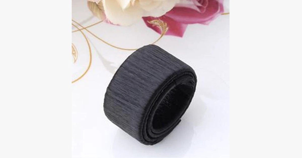 Hair Bun Wrap – Making a bun with your hair has never been easier! by BowLift
