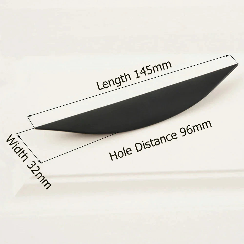 Half Moon Cupboard Door Pulls Kitchen Cabinet Handles and Drawer Knobs by Bowlift