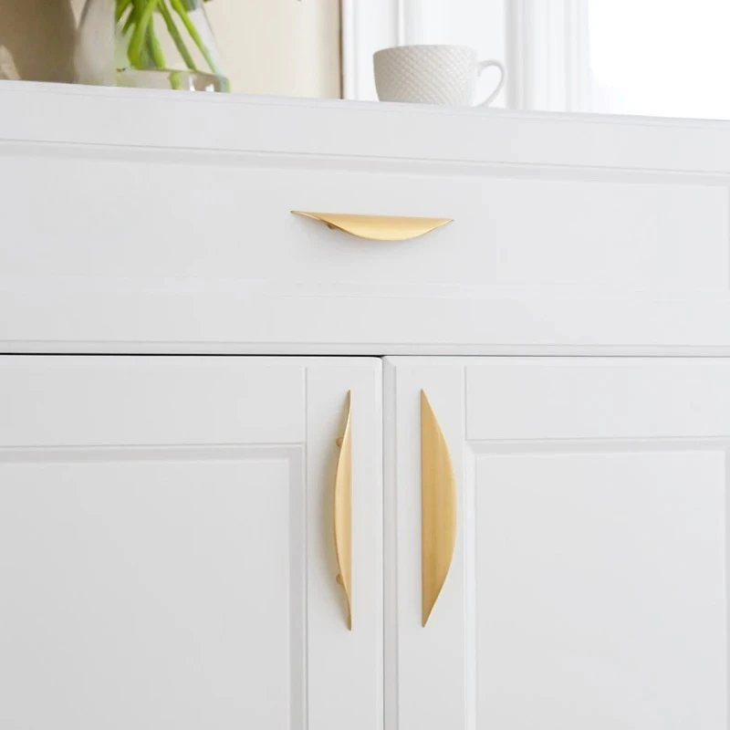 Half Moon Cupboard Door Pulls Kitchen Cabinet Handles and Drawer Knobs by Bowlift