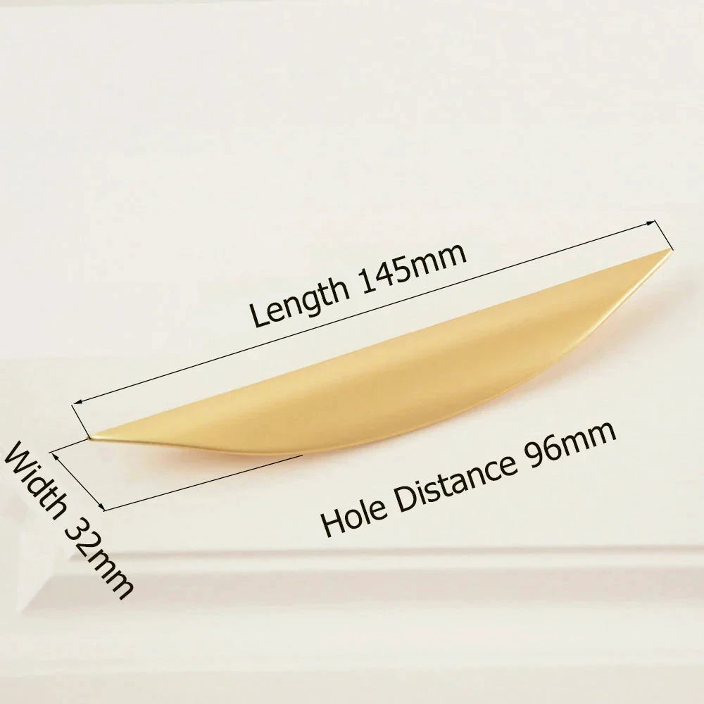 Half Moon Cupboard Door Pulls Kitchen Cabinet Handles and Drawer Knobs by Bowlift