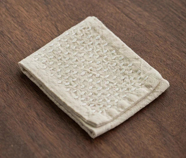 Handmade Cotton Linen Dishcloth Japanese Style Table Napkins Towel by Bowlift