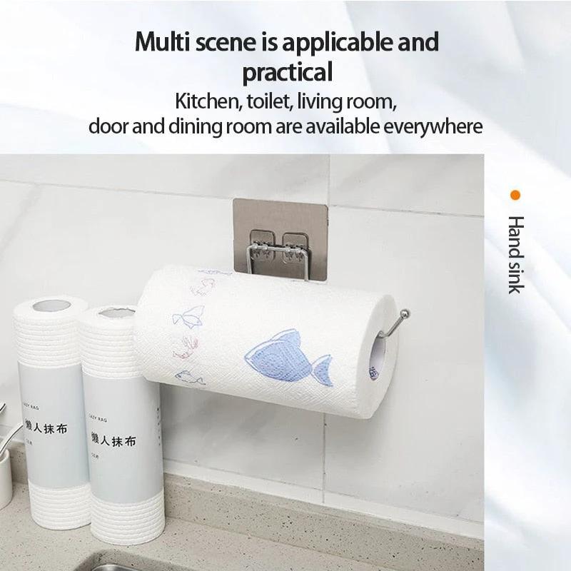 Hanging Toilet Paper Holder Roll Paper Holder Bathroom Towel Rack by Bowlift