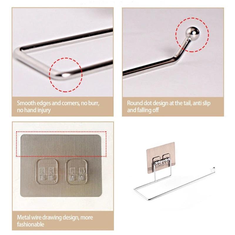 Hanging Toilet Paper Holder Roll Paper Holder Bathroom Towel Rack by Bowlift