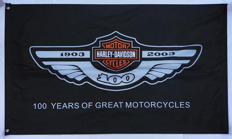 Harley Davidson FLAG HD BANNER LEGENDARY-3x5 motorcycles banner-Harley Flags-harley davids flag by flagsshop