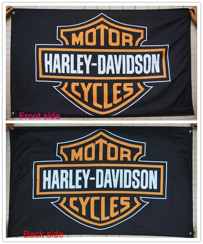 Harley Davidson FLAG HD BANNER LEGENDARY-3x5 motorcycles banner-Harley Flags-harley davids flag by flagsshop