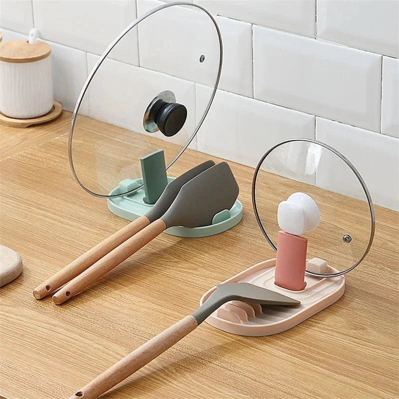 Heat-Resistant Kitchen Spoon Holder Utensil Storage Shelf Cooking Tool by Bowlift