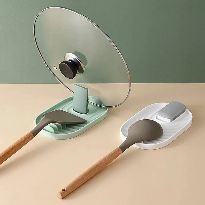 Heat-Resistant Kitchen Spoon Holder Utensil Storage Shelf Cooking Tool by Bowlift