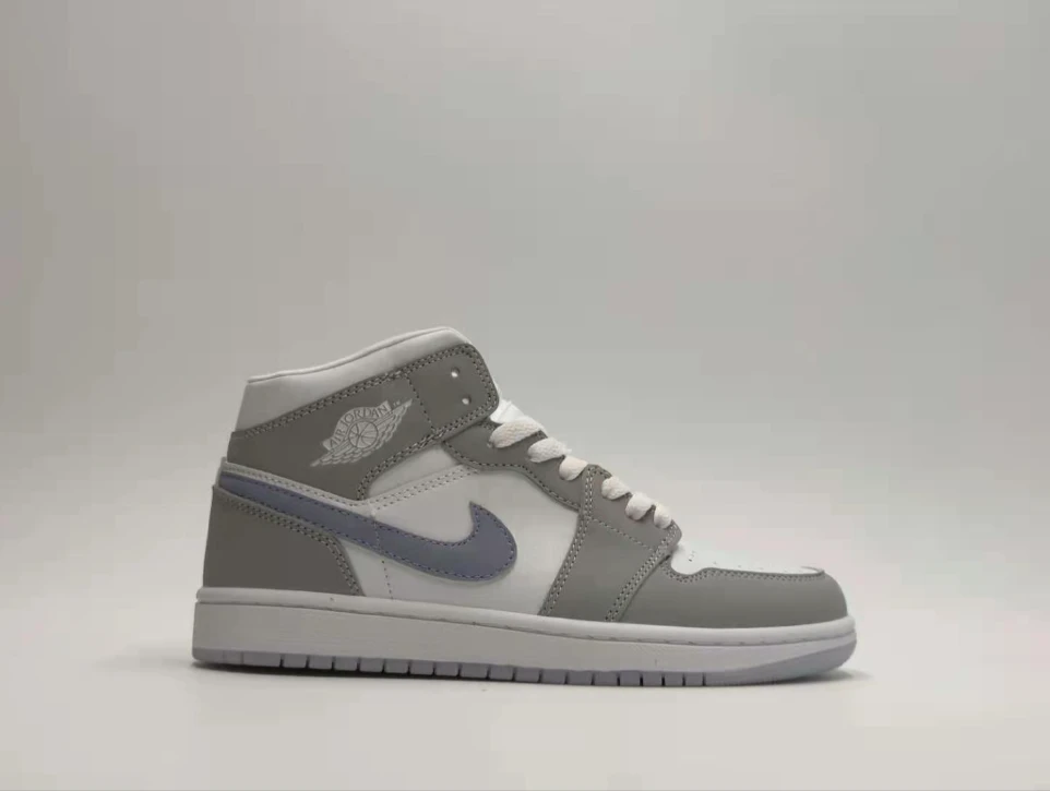 Air Jordan 1 Mid White Wolf Grey Blue by Air Jordan
