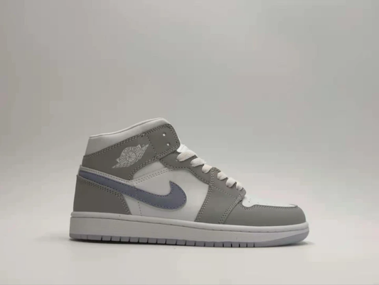 Air Jordan 1 Mid White Wolf Grey Blue by Air Jordan