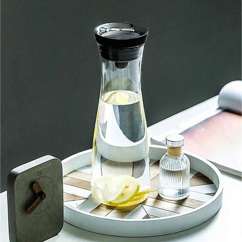 High Borosilicate Glass Basic Tilting Stainless Steel Lid Closure by Bowlift