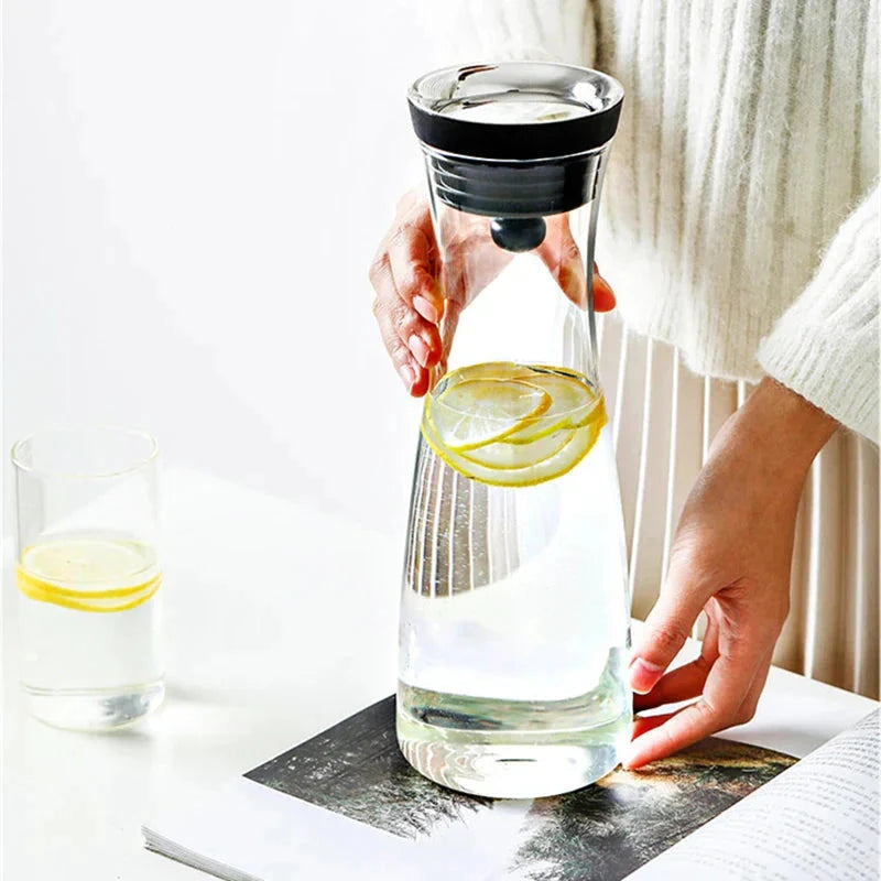 High Borosilicate Glass Basic Tilting Stainless Steel Lid Closure by Bowlift
