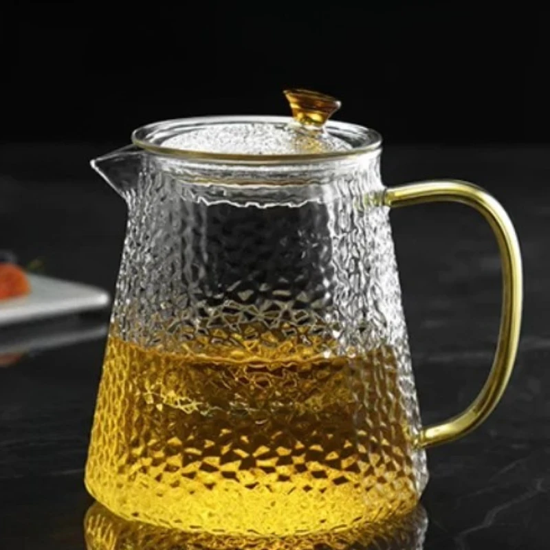 High Borosilicate Glass Teapot Heat Resistant Transparent Teaware by Bowlift