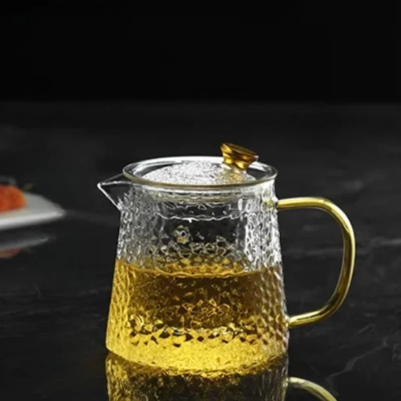 High Borosilicate Glass Teapot Heat Resistant Transparent Teaware by Bowlift