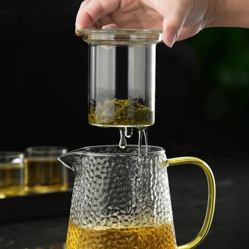 High Borosilicate Glass Teapot Heat Resistant Transparent Teaware by Bowlift