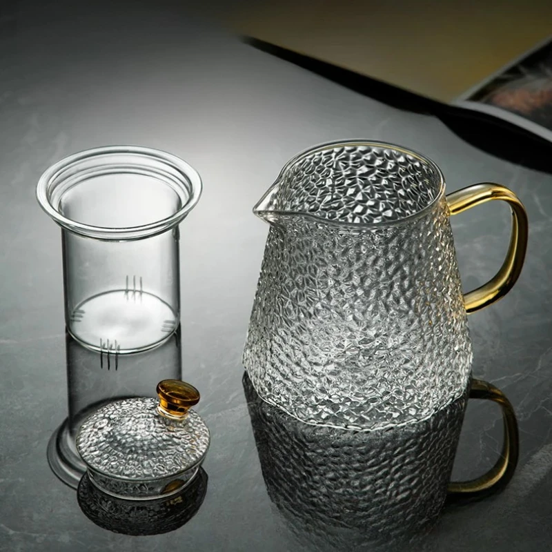 High Borosilicate Glass Teapot Heat Resistant Transparent Teaware by Bowlift
