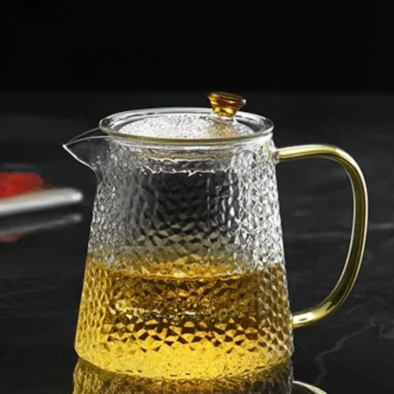 High Borosilicate Glass Teapot Heat Resistant Transparent Teaware by Bowlift