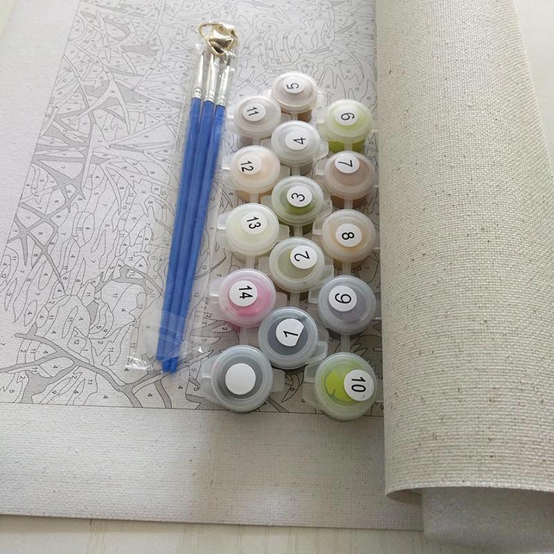 Home Sweet Home - Van-Go Paint-By-Number Kit by Bowlift