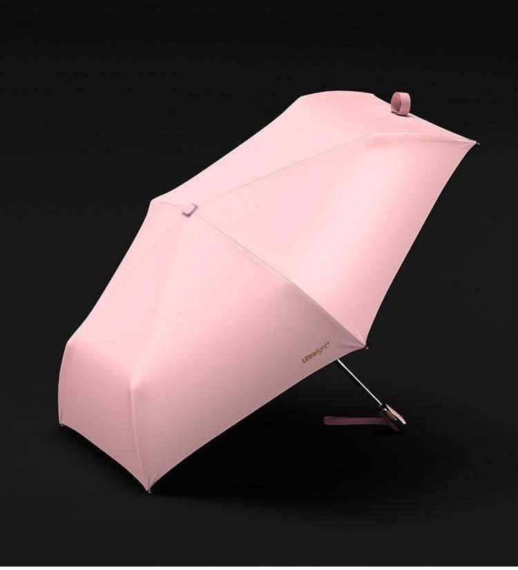 Folding Windproof UV Travel Umbrella Pink by BowLift