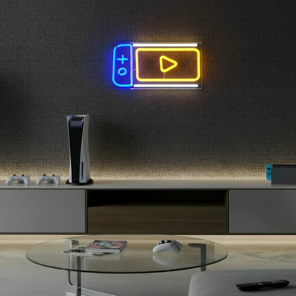 Game Switch Neon Sign For Gaming Room Decor by Neonchics