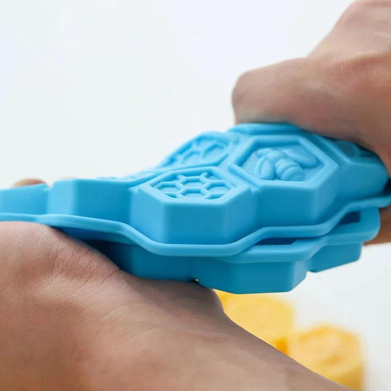 Honeycomb Silicone Molds Cake Bee Mold Bakeware Fondant Mold by Bowlift