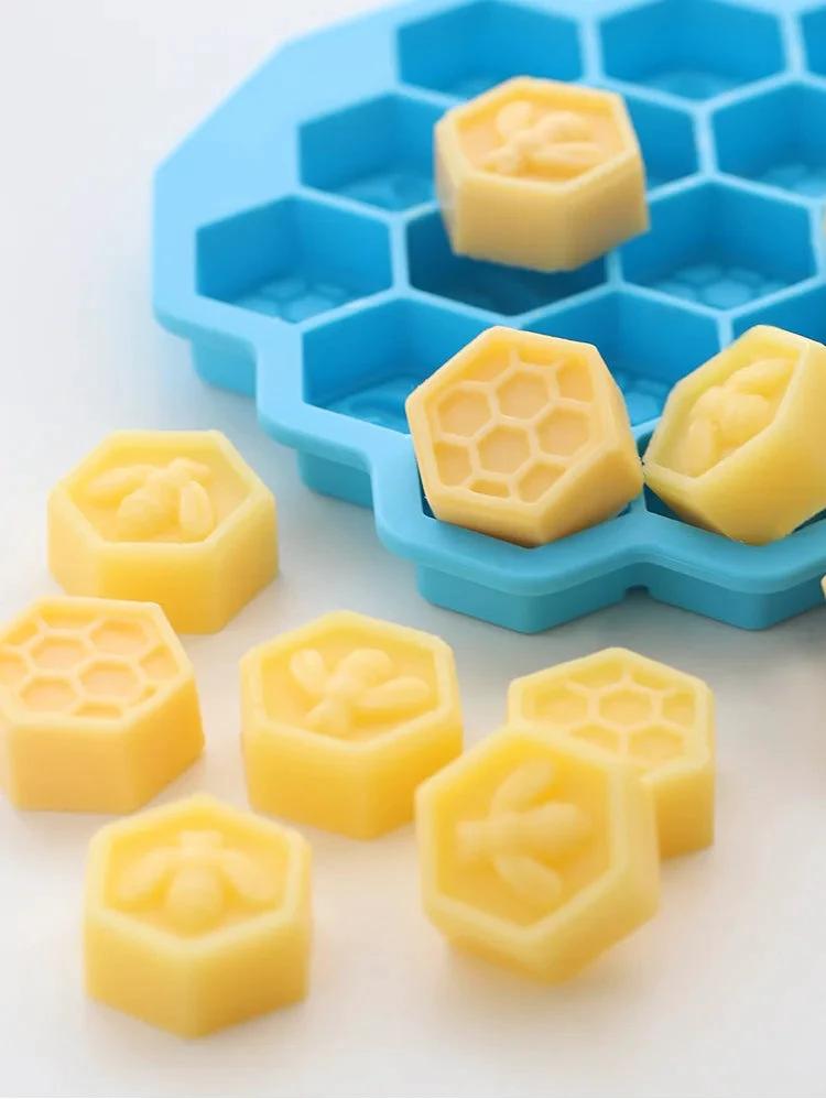 Honeycomb Silicone Molds Cake Bee Mold Bakeware Fondant Mold by Bowlift