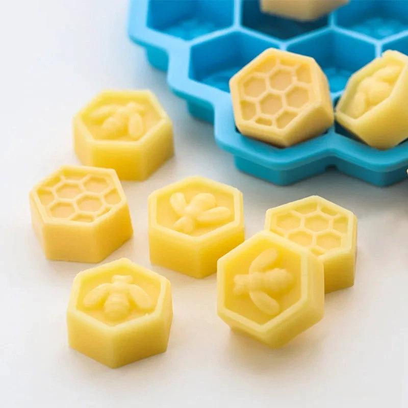 Honeycomb Silicone Molds Cake Bee Mold Bakeware Fondant Mold by Bowlift