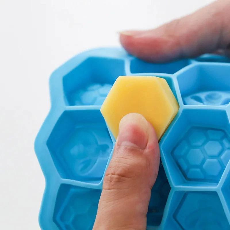 Honeycomb Silicone Molds Cake Bee Mold Bakeware Fondant Mold by Bowlift