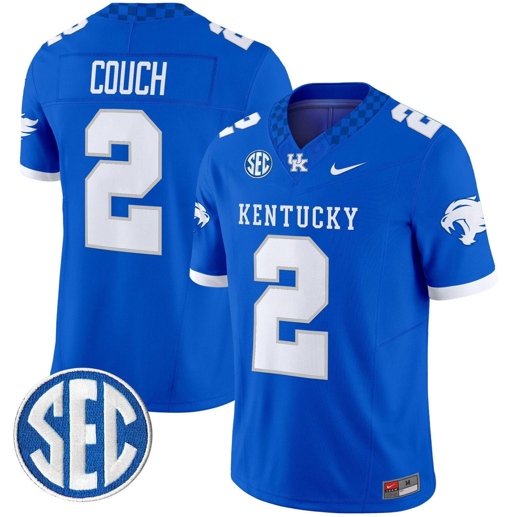 Tim Couch Jersey #2 Kentucky Wildcats 2025 Limited Stitched Royal by My Store