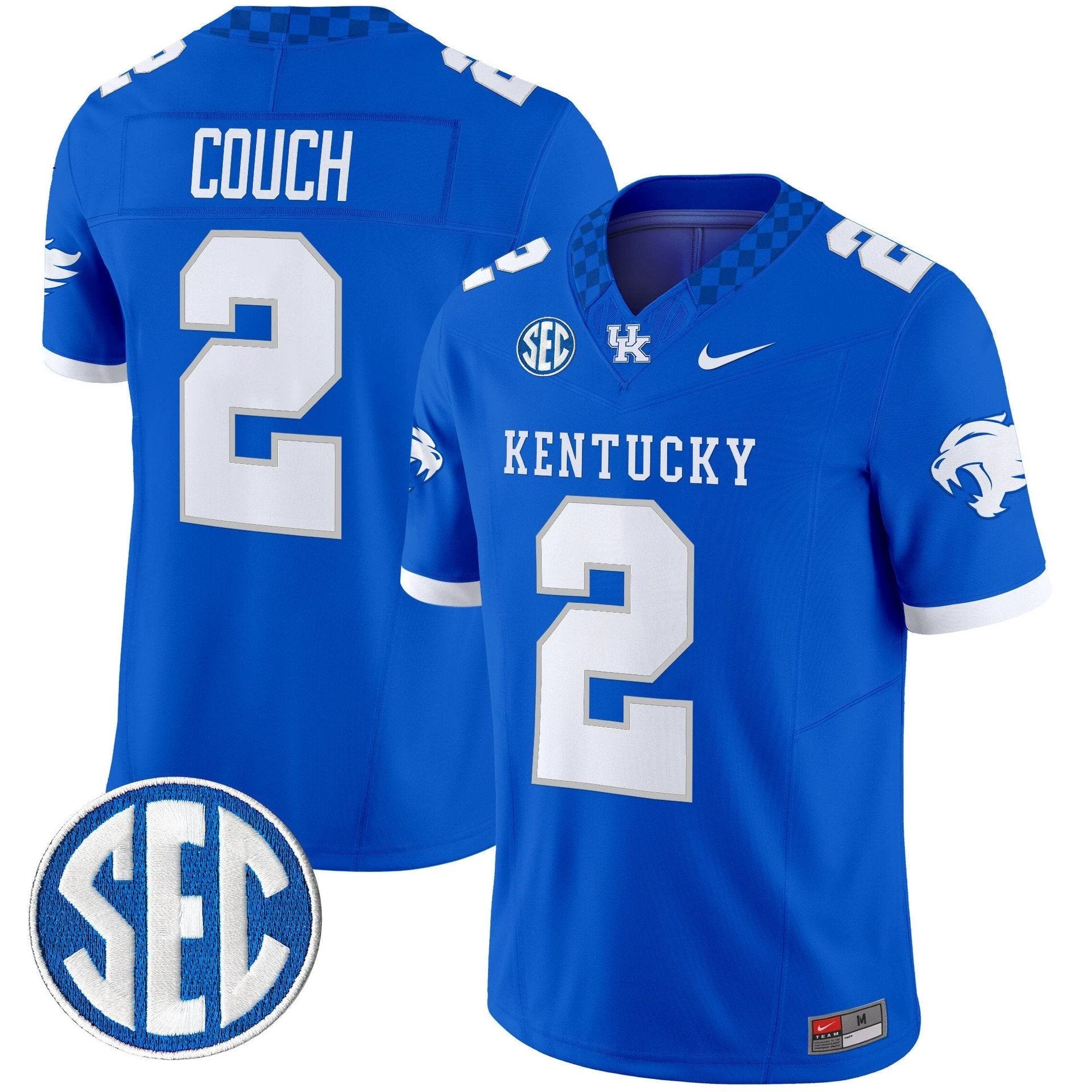 Tim Couch Jersey #2 Kentucky Wildcats 2025 Limited Stitched Royal by My Store