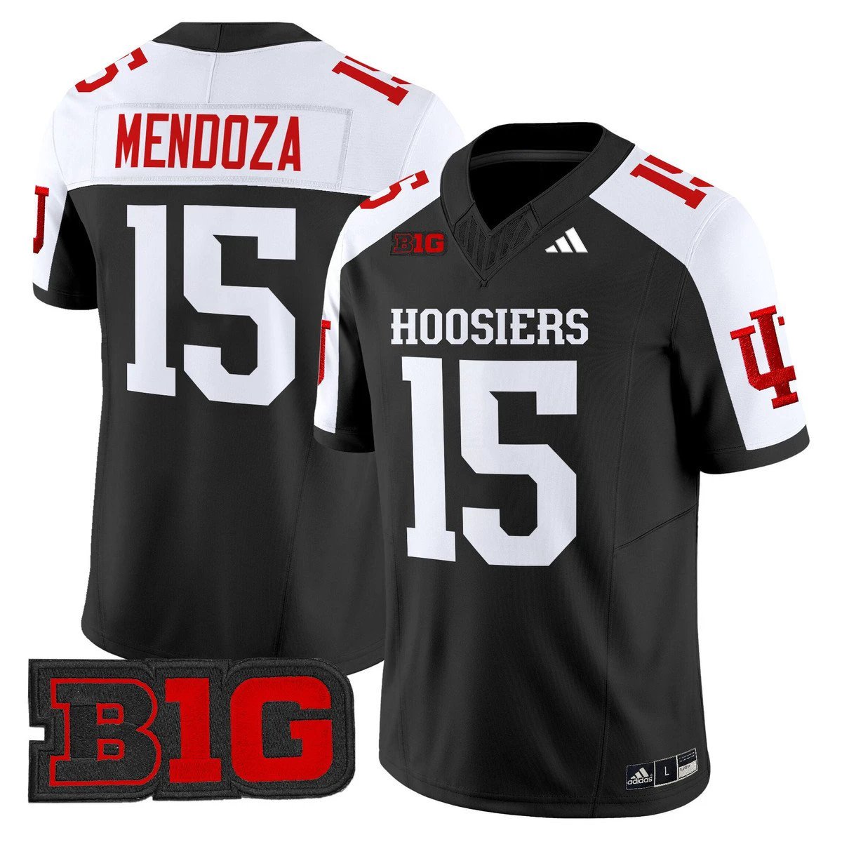 Fernando Mendoza Jersey #15 Indiana Hoosiers 2025 Limited Stitched Black Alter by My Store