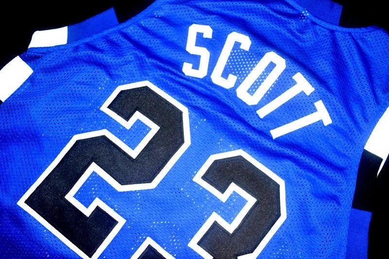 Nathan Scott Jersey #23 One Tree Hill Movie Basketball Blue by My store basketball
