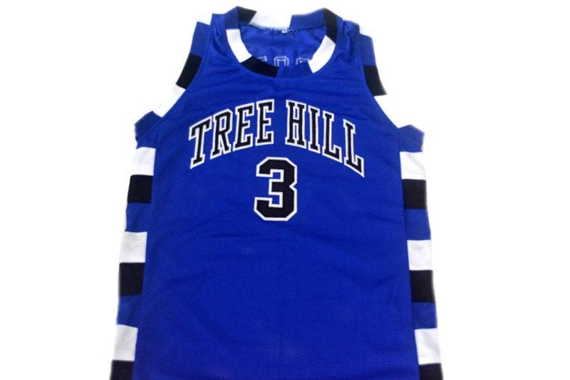 Lucas Scott Jersey #3 One Tree Hill Basketball Blue by My store basketball